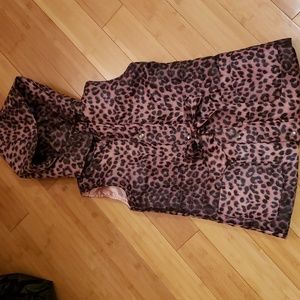 Outerwear vest with Hood